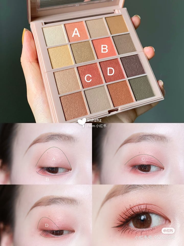 整体的配色包含雾面哑光、珠光和细闪亮片质地，色调减龄又容易搭配上手、饱和度适中，新手相信也能很好地驾驭！