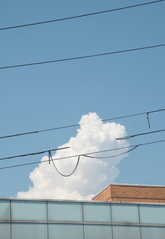 治愈系:【韩风Wallpaper · 天空、大海桌布】蔚蓝天空和云朵