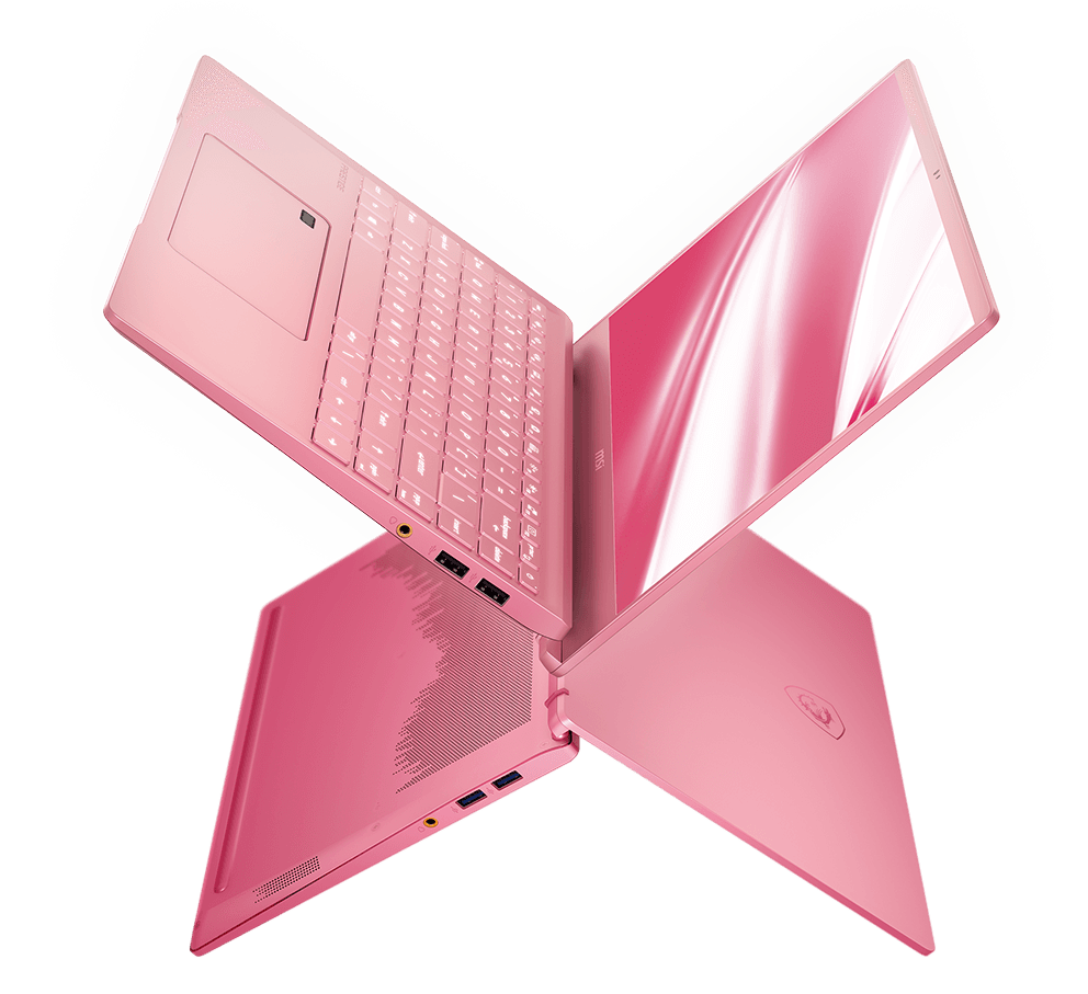 不得不提的当然还有MSI玫瑰粉色Prestige 14 本身的超强功能性~例如第10代Intel Core i7 6核处理器、NVIDIA GeForce MX330显卡、2GB GDDR5尤其适合设计师使用的14寸True Colour屏幕等。