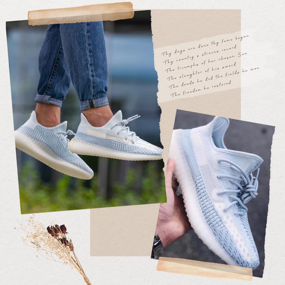 yeezy cloud white 44