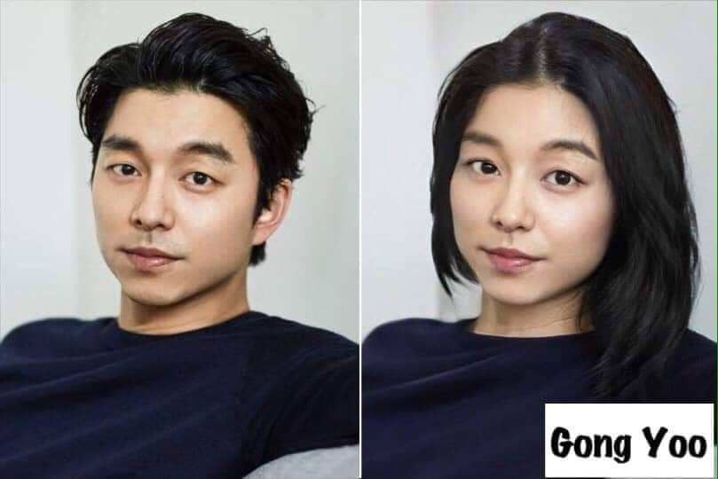 当韩国男明星变成女生模样：孔刘