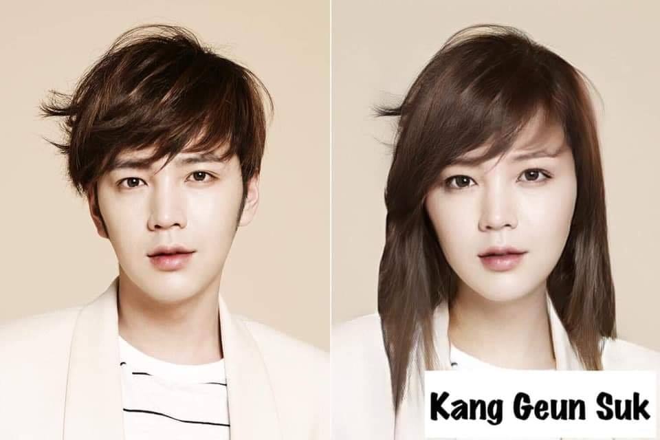 当韩国男明星变成女生模样：张根硕