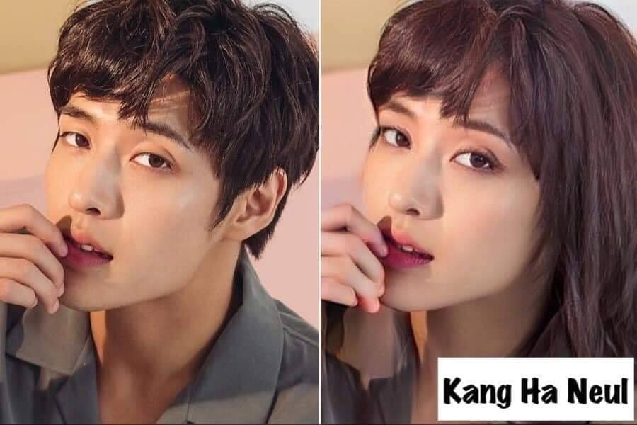 当韩国男明星变成女生模样：姜河那