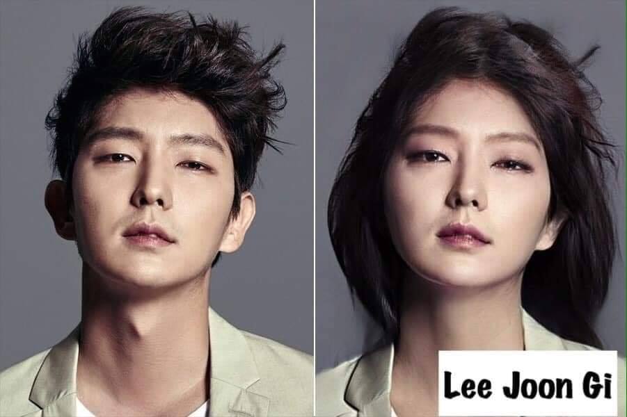 当韩国男明星变成女生模样：李准基