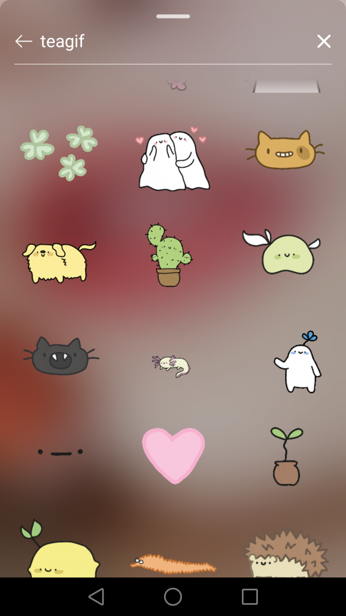 Instagram Story限时动态GIF搜索关键字:? teagif