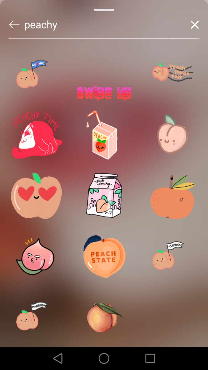 Instagram Story限时动态GIF搜索关键字:? peachy