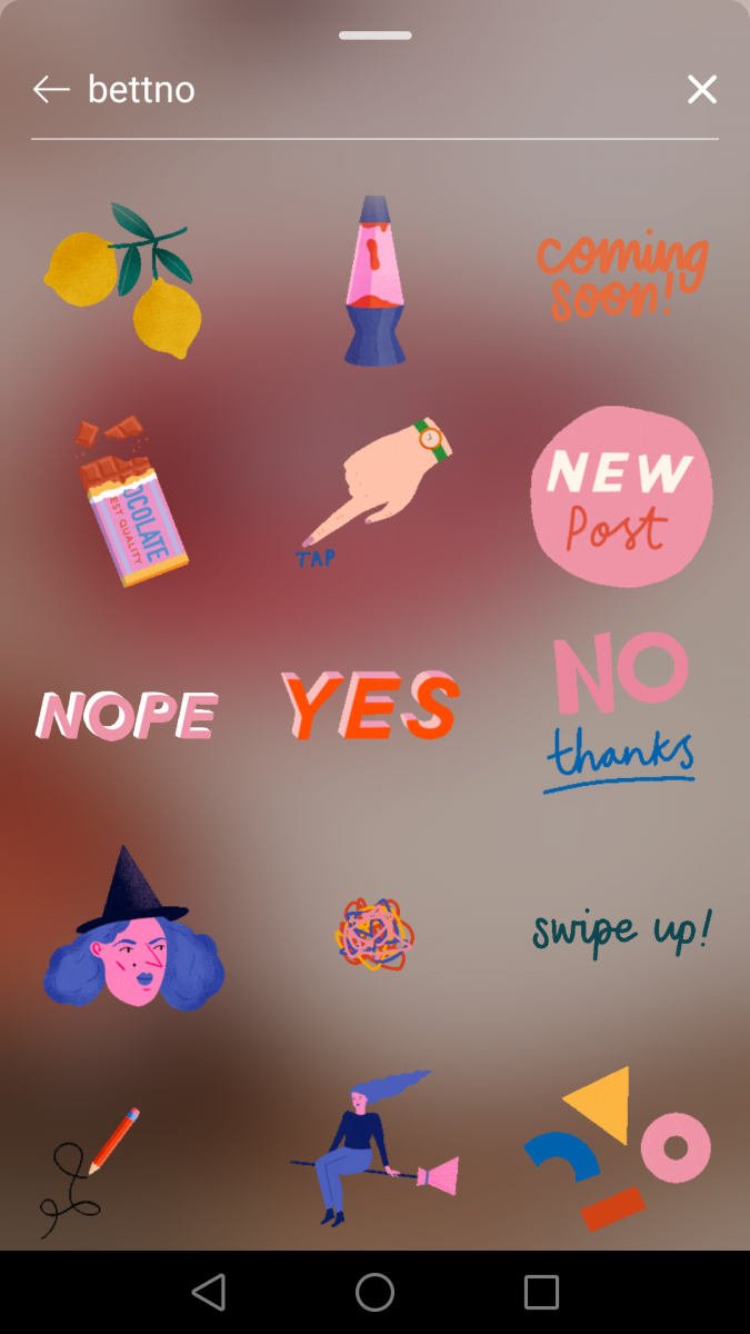 Instagram Story限时动态GIF搜索关键字:? bettno