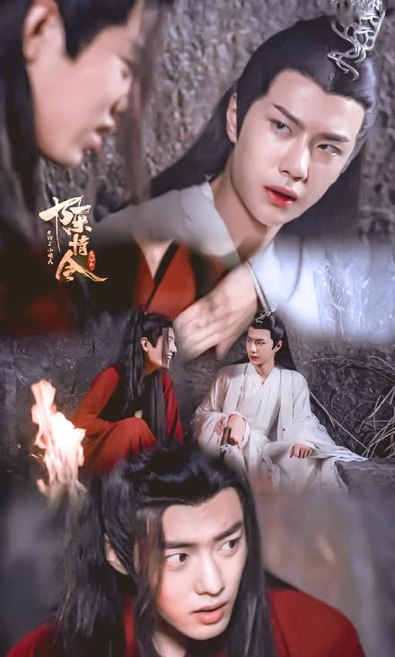 背受伤的魏无羡、陪魏无羡一起买兔子灯;还有蓝忘机头上的抹额在祖训下是极为重要的贴身之物,却被魏无羡摘下。原著中「抹额」在蓝家祖训中是约束自我的象征,在心爱之人面前可以摘下;所以蓝忘机被魏无羡揭下抹额,也被网民解读为其对魏无羡「缴械投降」的含义哟~(偷笑)