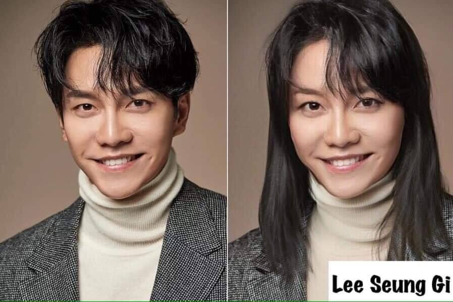 当韩国男明星变成女生模样：李昇基