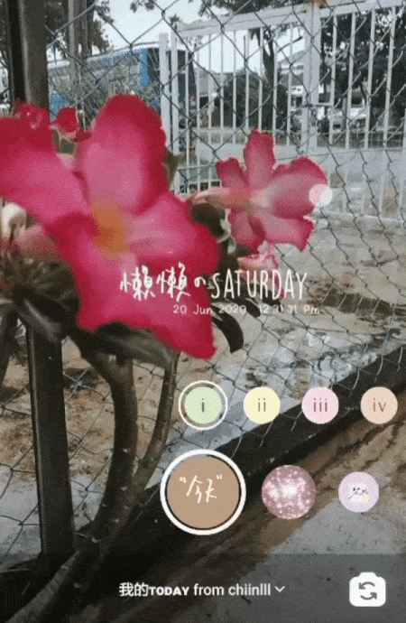 【Instagram Stories Effect 限时动态中文字滤镜作者:? chiinlll】 ✨ 推荐滤镜:我的today