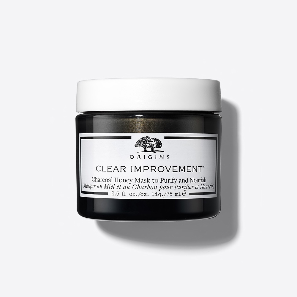 好用泥面膜推荐！cosme泥面膜排行榜TOP 6：第六名：ORIGINS Clear Improvement™ Charcoal Honey Mask to Purify and Nourish