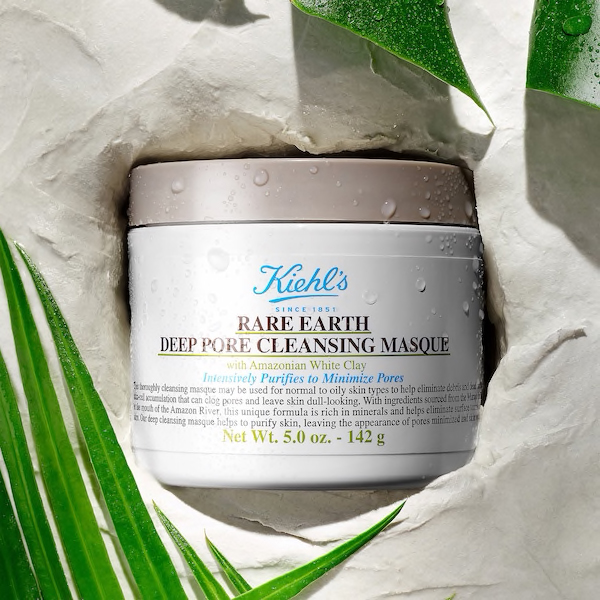 好用泥面膜推荐！cosme泥面膜排行榜TOP 6：第一名：KIEHL'S Rare Earth Deep Pore Cleansing Masque