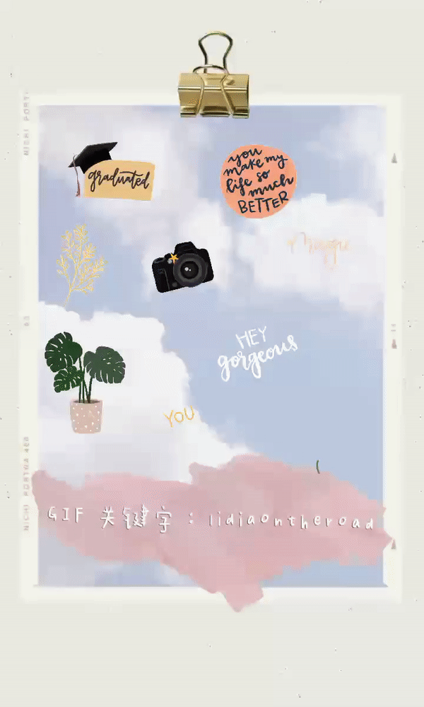 ? Insta Story GIF 搜索关键字：：lidiaontheroad