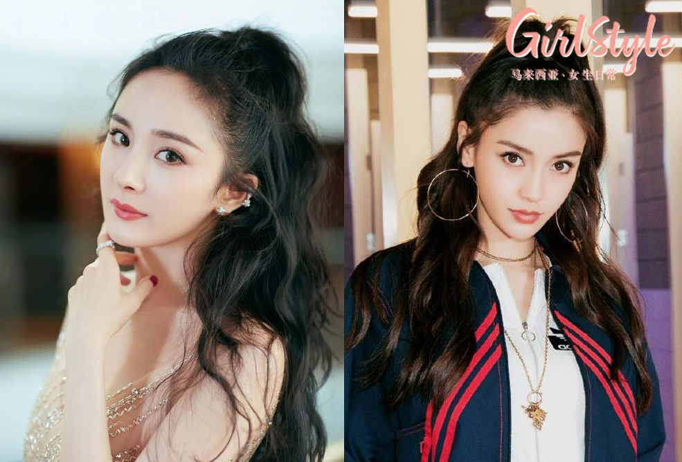 半高马尾发型除了时乘风破浪姐姐们的减龄必备,也是杨幂、Angelababy等女艺人的Favourite造型之一~马上学起来轻松拥有明星同款绝美造型吧!♡