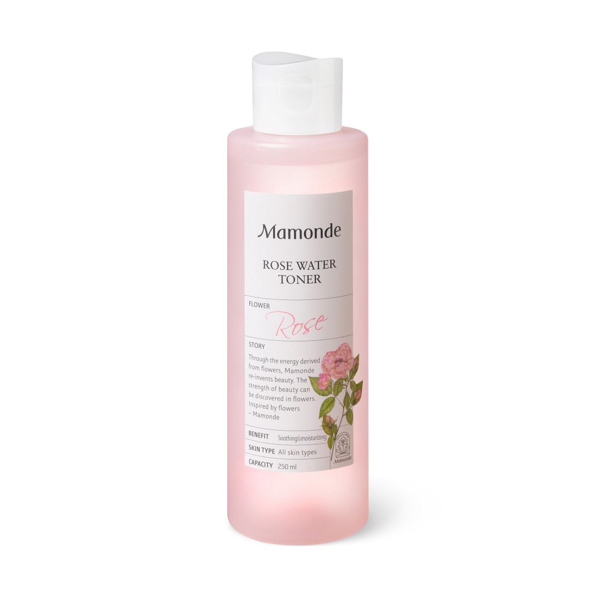 【干性肌肤适用化妆水】 MAMONDE Rose Water Toner (500ml) 参考价格 RM119