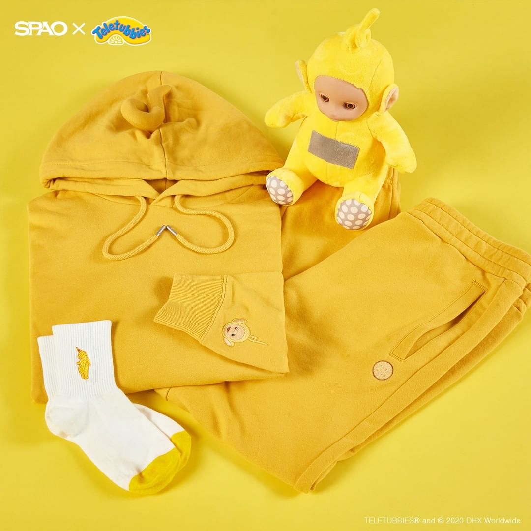 该套装系列一共有4种对应Teletubbies天线宝宝四位主角:紫色Tinky-Winky、绿色Dipsy、黄色Laa-Laa、红色Po可选。