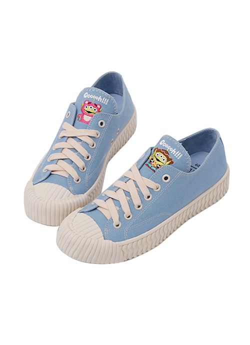 ✨ 疗愈天蓝色 近期天蓝色、宝宝蓝色鞋履很火呢~蓝色控和三眼怪粉丝们不妨可以考虑这双,cos成熊抱哥和胡迪的三眼怪趣味MAX!搭配牛仔裤简直好看得不得了 ?