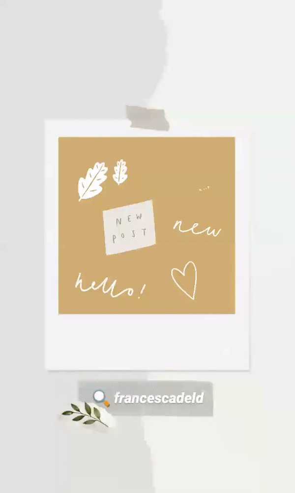 Insta Story GIF关键字 ? francescadeld