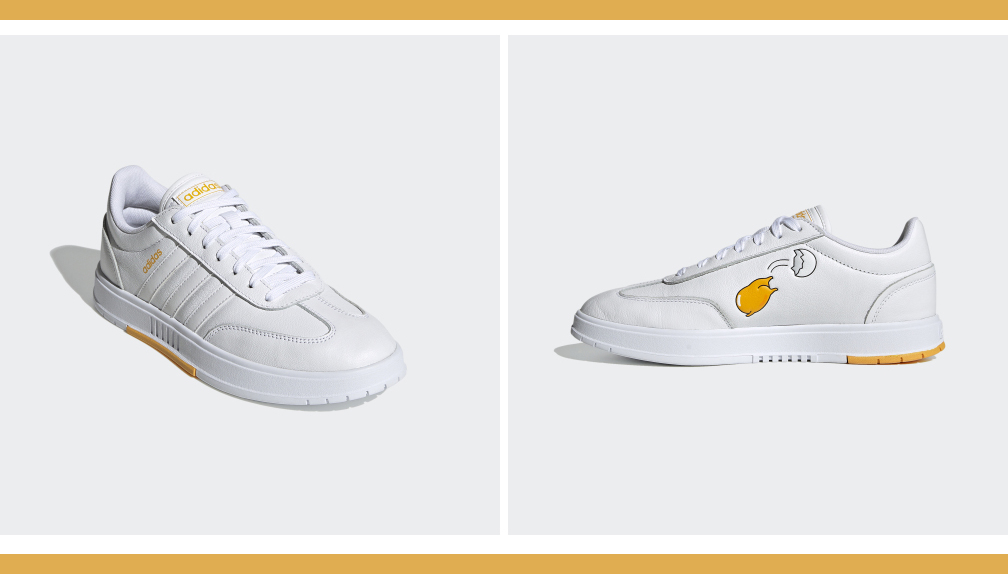 ✨ADIDAS NEO GRADAS 蛋黄哥联名休闲运动鞋 经典GRADAS系列也推出了蛋黄哥联名款!从蛋壳甩飞出去的样子太搞怪+可爱啦 ? 这双小编私心超想拥有的说~