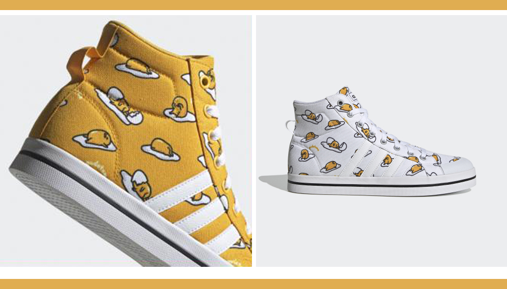 ✨ADIDAS NEO BRAVADA MID 蛋黄哥联名休闲运动鞋 男女皆可穿的中性中筒休闲运动鞋,满满的蛋黄哥图案特别精致可爱~