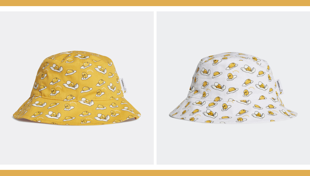 ✨Adidas neo x Gudetama 蛋黄哥联名运动短裤、运动包、渔夫帽 联名运动短裤、可肩背或斜背的运动风挎包上,都有着可爱蛋黄哥专属「明儿再说俱乐部」徽章 (笑喷~)小编举手举脚表示超想加入这个俱乐部吖~渔夫帽的设计也特别好看呢 ?
