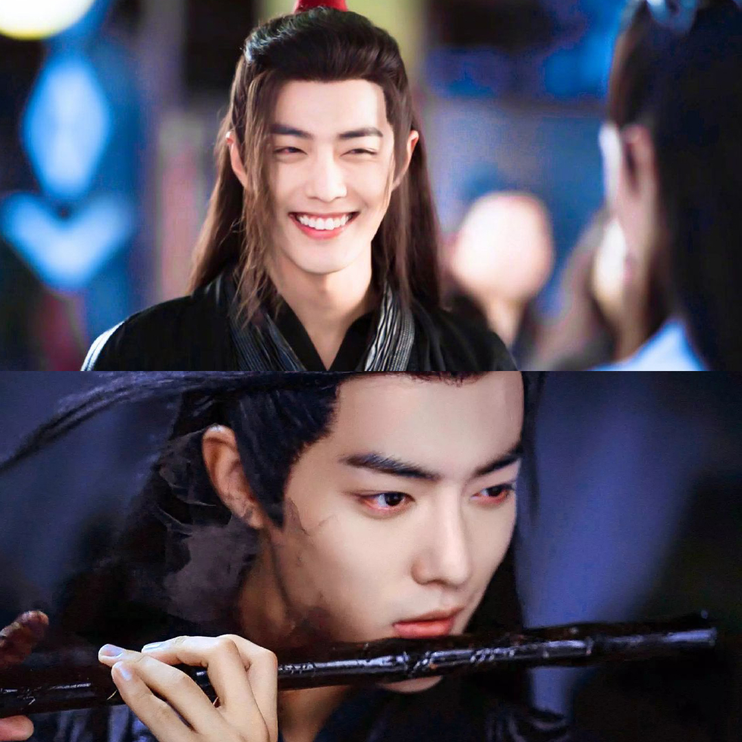 ✨肖战 《陈情令》中肖战的「魏无羡」一角深入民心;会说话般的一双大眼睛,可柔情似水、可杀气腾腾、可天真无邪,代入感很强的眼技表现特别有感染力!