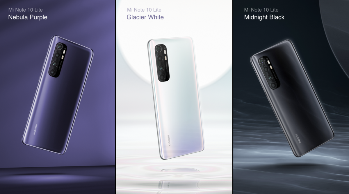 小米 note 10 lite 机身颜色