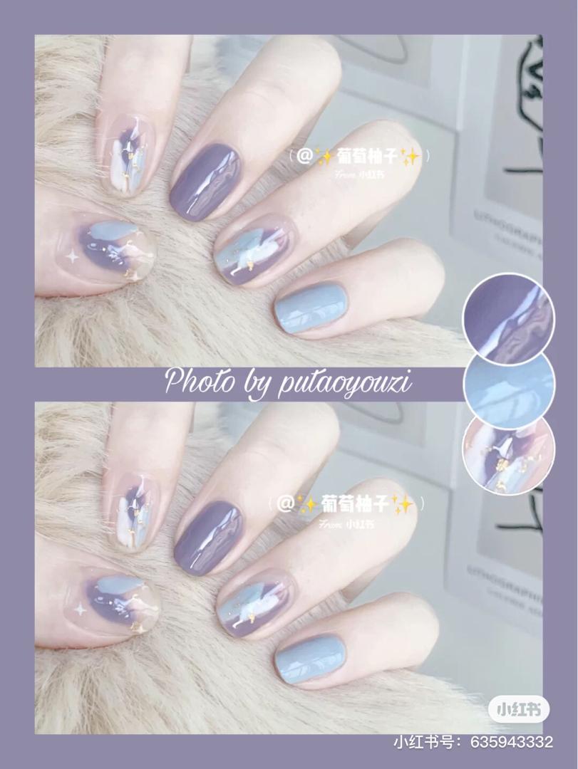 香芋紫 美甲 11