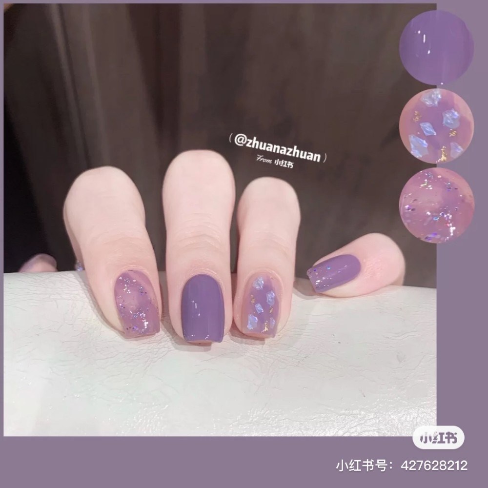 香芋紫 美甲 6