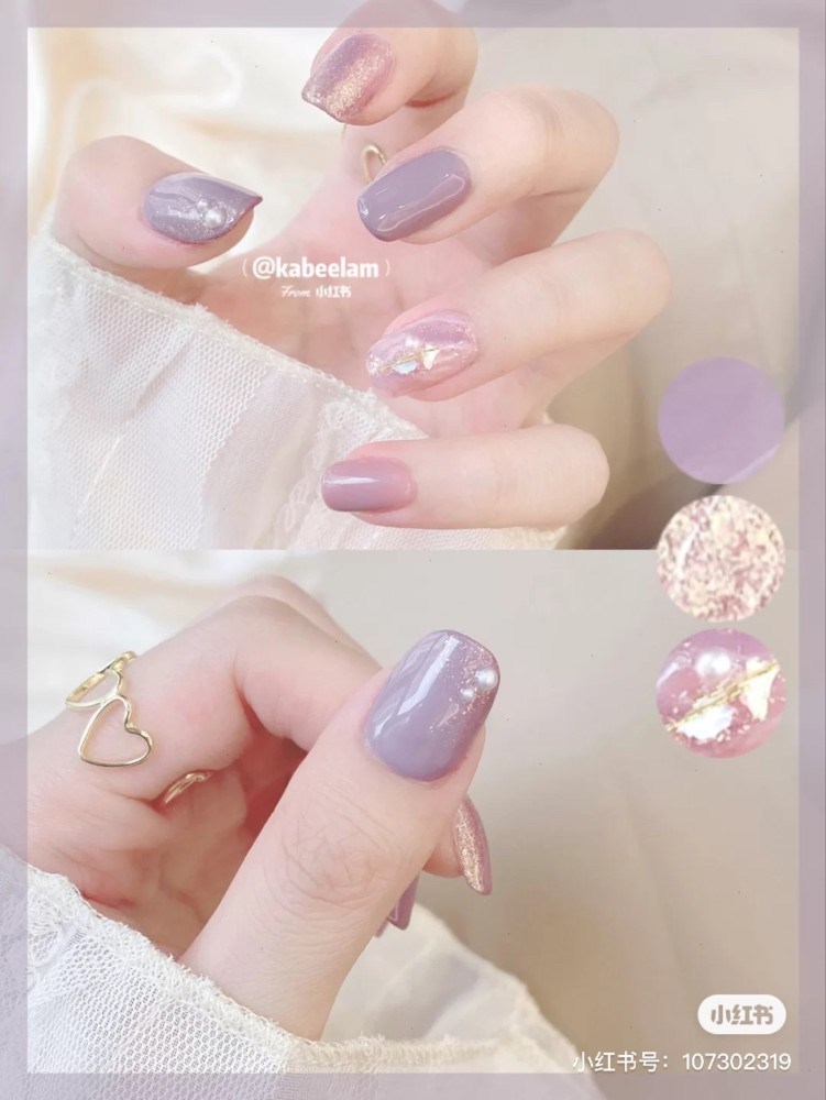 香芋紫 美甲 7