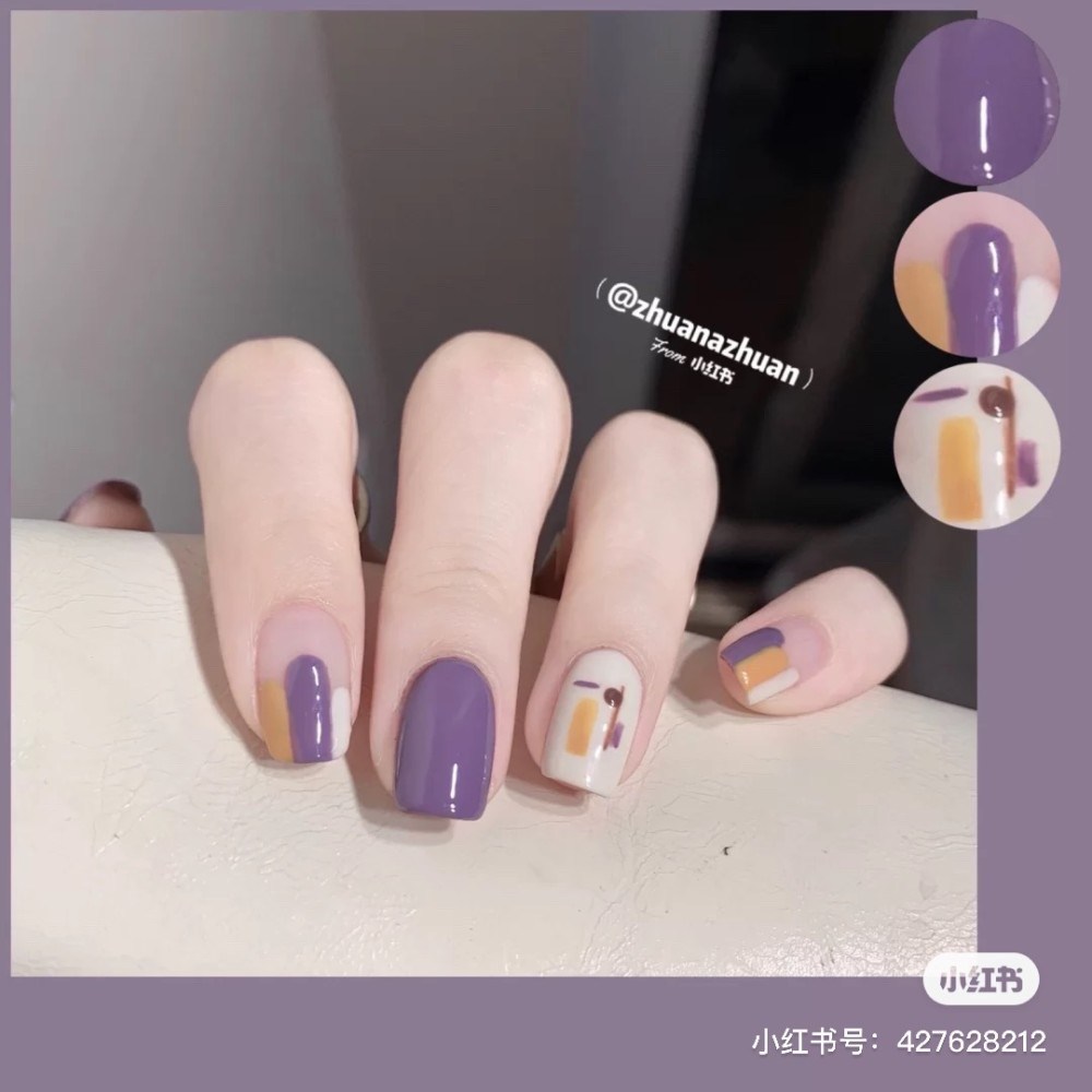 香芋紫 美甲 9