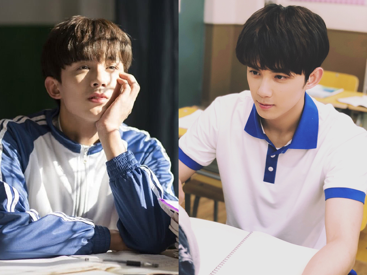 【校服男神】♡ 吴磊 99年生的吴磊演技实力出色,颜值更是杠杠的!被誉为「初恋男友」的他有着澄净少年气息,穿上校服适配度绝对满分!