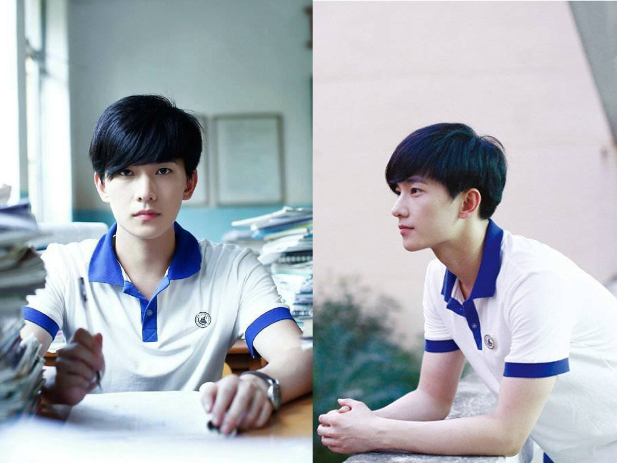 【校服男神】♡ 杨洋 男神杨洋在《左耳》中的校服造型帅气值破表,到底为什么可以把POLO T穿得辣莫帅啦!?(笑)