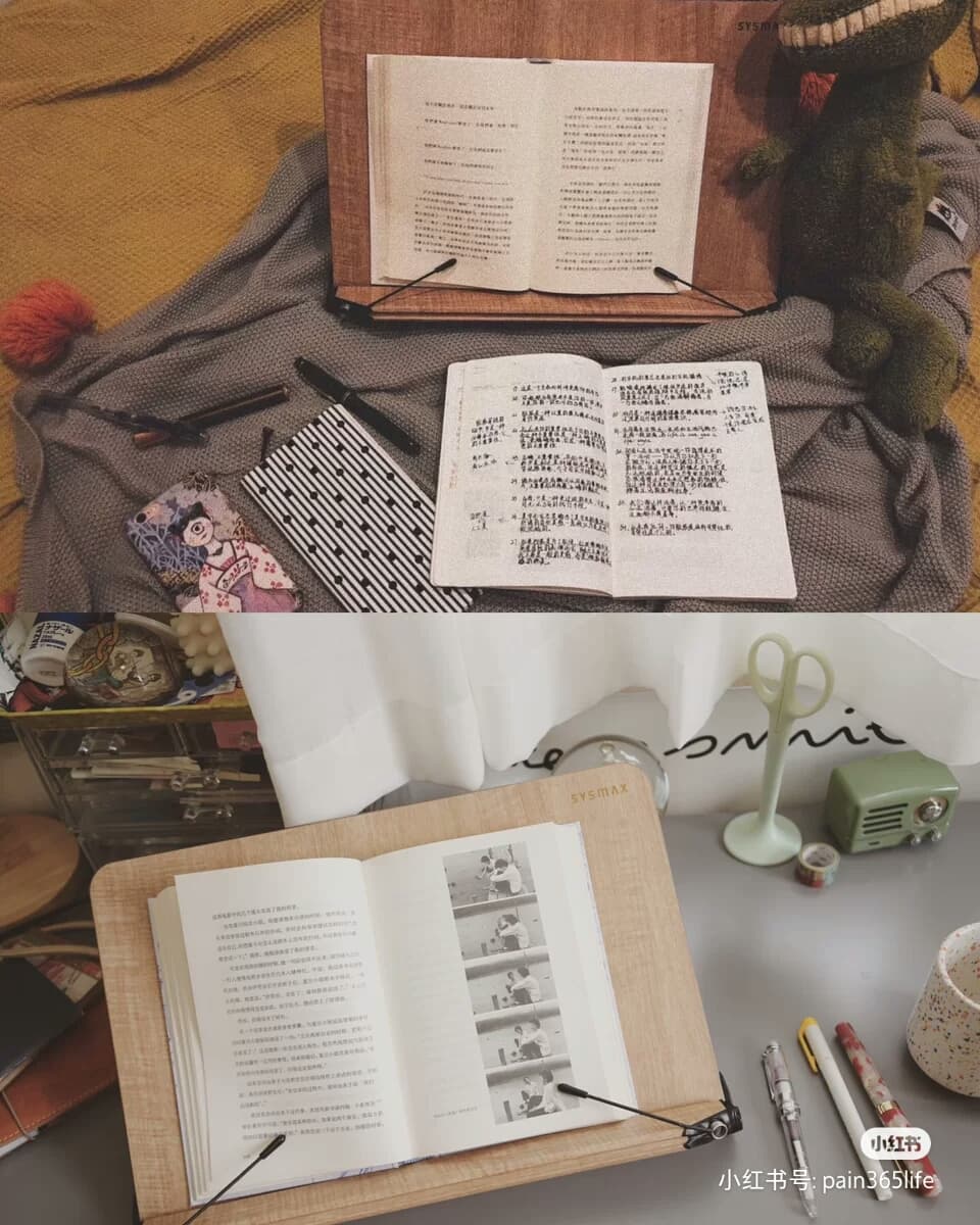 阅读架特别适合学生党和爱阅读的Girls使用,可以调整角度确保长时间阅读时坐姿良好;若需要看书做笔记,还能用阅读架的夹子夹住书本固定书页,不用特别麻烦地一直用手摁住~ 参考价格 RM48.50 >> 链接