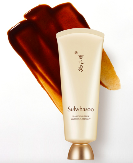 Sulwhasoo Clarifying Mask 150ml (RM180)>> 链接 此前雪花秀的这款Clarifying Mask玉璨净爽面膜在化解APP上被评选为「撕拉式面膜」最好用TOP 6,涂抹上脸待干后撕拉掉,肌肤明显肤色提亮了、也变得更光滑~韩妞们还表示这款面膜用在平日不爱护肤导致肤色暗沉的男友/老公脸上,效果尤其明显哟!(笑)