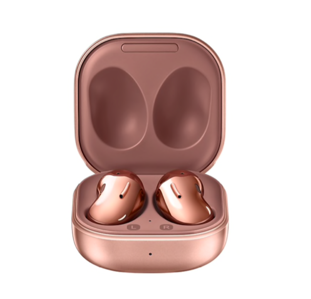 Samsung Galaxy Buds Live 这款蓝牙耳机真的美到很抓眼球吖!玫瑰金控绝对会爱不释手~本次耳机结合了AKG专业调校音质,比起上一代的音质更有层次感;Active noise Cancellation功能还能帮你更好根据环境需求收获优质隔音和收音体验。此外,耳机的精选Voice PickUp Unit和麦克风配置也能让你在视讯或远距离通话时感受到拉近彼此距离的临场感效果。