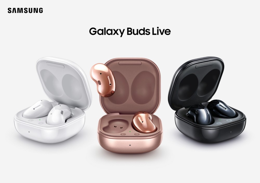 Samsung Galaxy Buds Live 这款蓝牙耳机真的美到很抓眼球吖!玫瑰金控绝对会爱不释手~本次耳机结合了AKG专业调校音质,比起上一代的音质更有层次感;Active noise Cancellation功能还能帮你更好根据环境需求收获优质隔音和收音体验。此外,耳机的精选Voice PickUp Unit和麦克风配置也能让你在视讯或远距离通话时感受到拉近彼此距离的临场感效果。