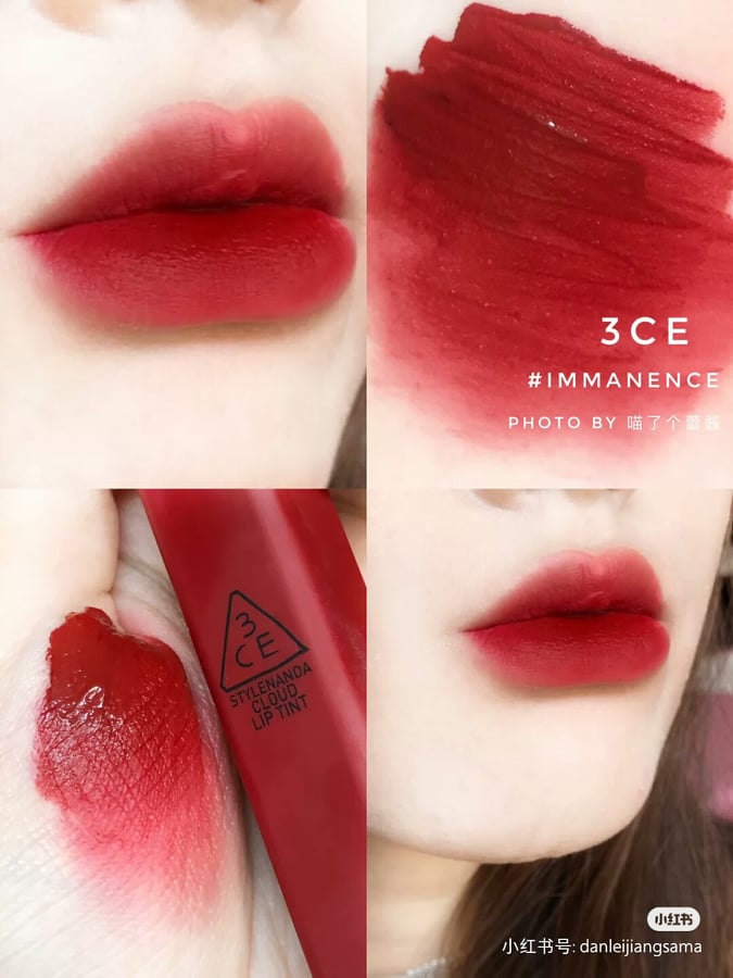 3CE Immanence 云朵唇釉:韩国女神泫雅也很爱的一款铁锈红色,喜欢偏深红掉唇彩的Girl必入手! RM58.50 >> 链接