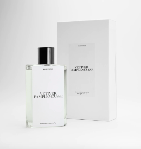 Vetiver Pamplemousse 香根草葡萄柚 : 文旦、柑橘、香根草 「“一件白色棉质衬衫搭配淡淡柑橘香水味，是我的日常穿搭。” - Jo Malone CBE，Jo Loves 创始人。」