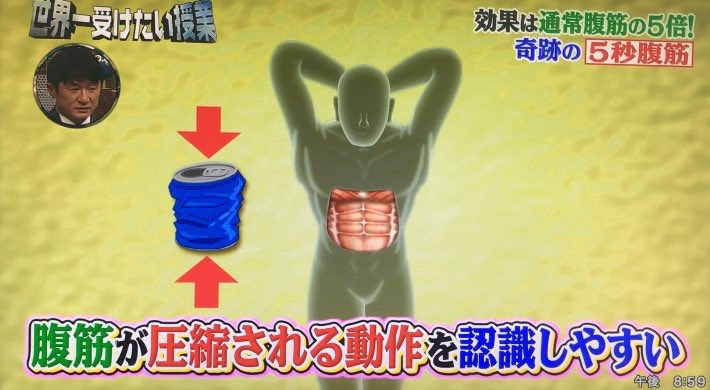 2、站直后一条腿往前迈出一点,然后用鼻子吸一口气的同时要感受到肚子往内缩至凹进去。 3、然后重点来喽~用嘴巴吐气的同时,感受腹部肌肉像「逐渐压扁的铝罐」一样往下卷压。保持这个动作5秒钟,一共做10次为1组;1天可重复做3组。