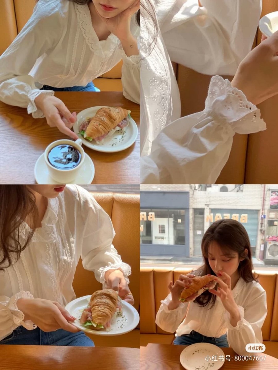 吃饭拍照秘诀(五) 可以拍些美食不同角度照片、配合一些局部抓拍、以及人像拍照,最后拼接起来套上同系列Filter,绝对超级有Feel!