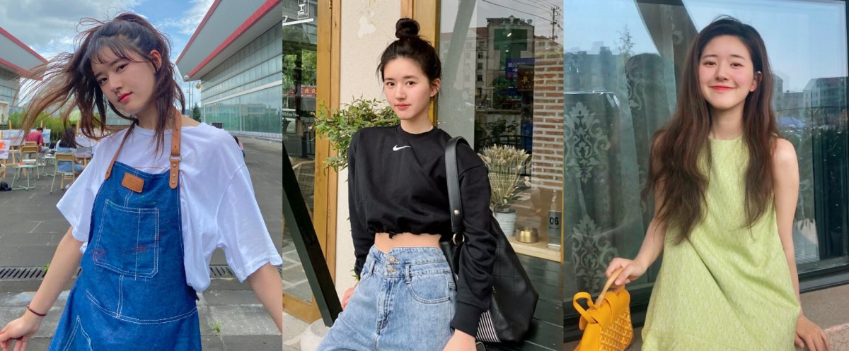 2、Less is More「素」就对了 不擅长搭衣服?没关系~只要记得Less is More公式,你也可以一秒变身几句穿搭风格的Girl!平日里赵露思很少将繁复的图腾花纹单品布满全身;一般穿上身的都是版型好看的素面材质单品、素色x牛仔,或者近在简约风格中只加入一两件较为抢眼的元素。