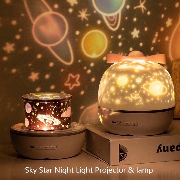 或者可以选择这款内附6款幻灯投影胶片替换使用的梦幻星空投影小夜灯,特别有少女心吖~RM40.95 >> 链接