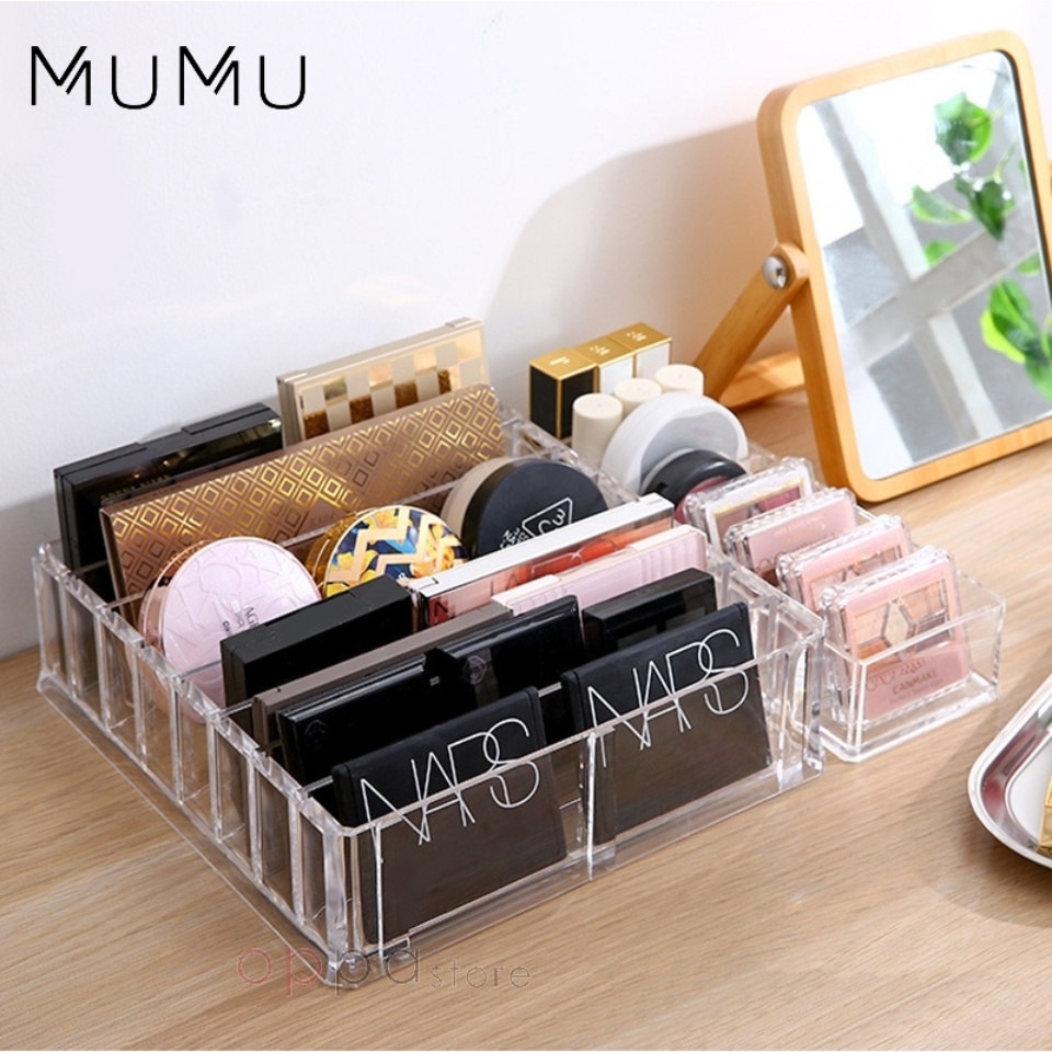 2、气垫眼影盘透明收纳盒 RM39.80 >> 链接 这款收纳盒的间隔板可以依据需求自己摆放，不用担心气垫或眼影盘太厚放不进～无论是直立或平躺着都能妥善帮你做好收纳工作！