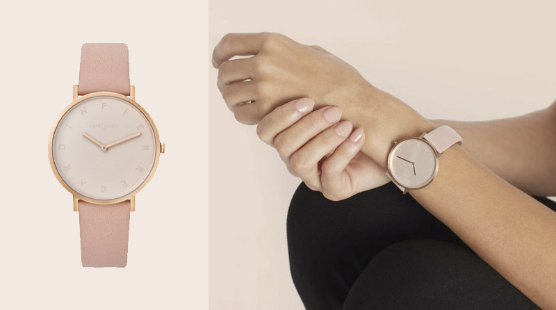 Pierre Cardin Analog Watch For Unisex Leather CBV.1003:表盘采以极简风格设计,玫瑰金搭配嫩粉粉的表带完全是绝配吖!RM496 >> 链接