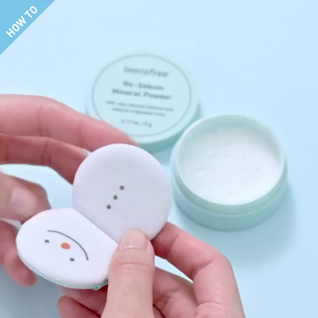Innisfree 雪人粉扑 9