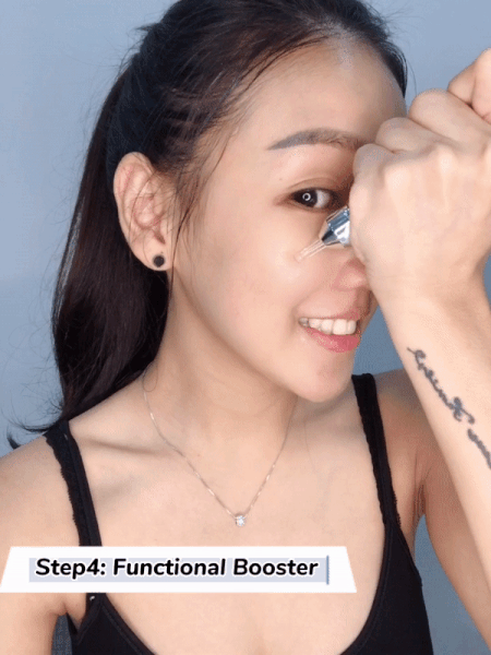 STEP 2 :毛孔通化去角质素 GlySal Glow Peel 基础卸妆洁面还不够,用毛孔通化去角质素来加强清洁功效,同时促进细胞新生、疏通毛孔、有效去除老废角质。