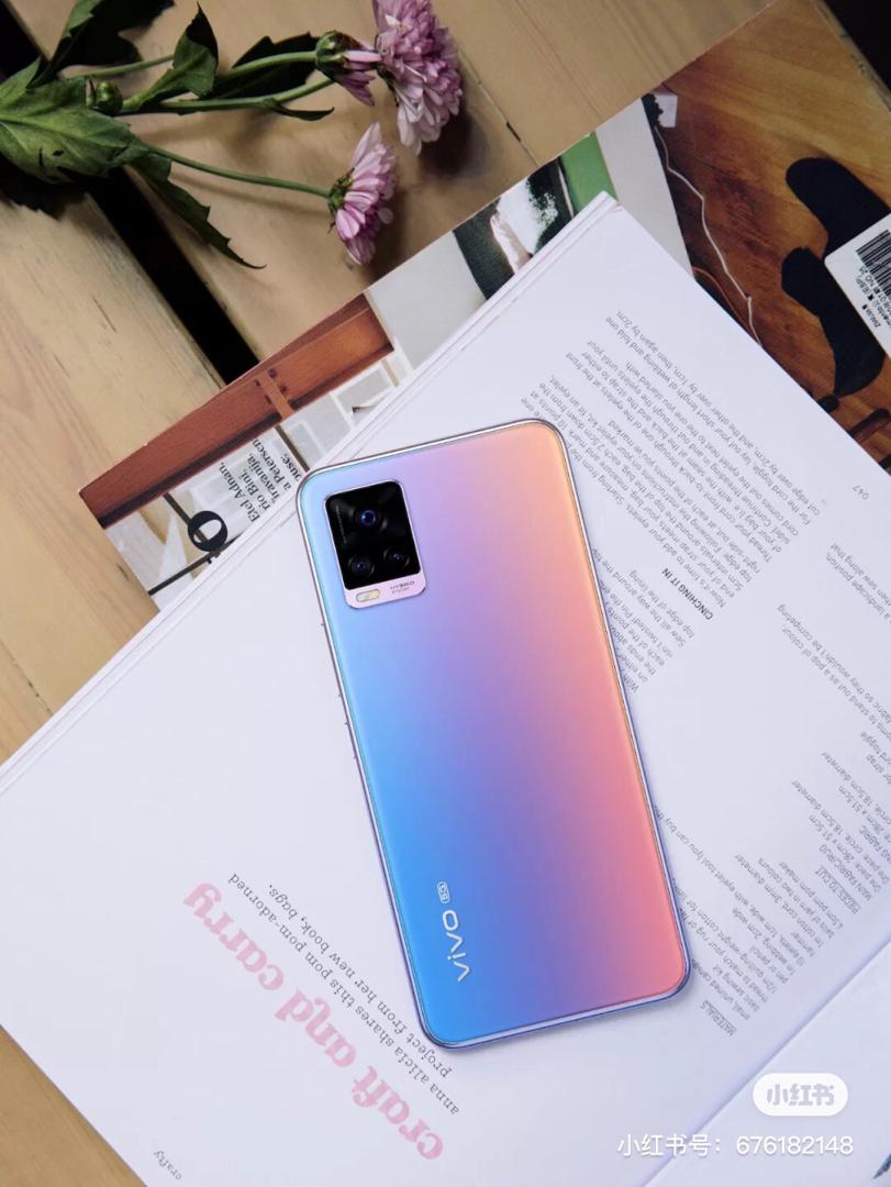 vivo s7 天空蓝粉 15