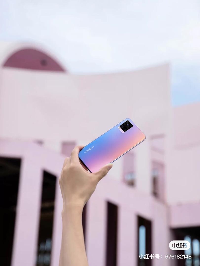 vivo s7 天空蓝粉 7