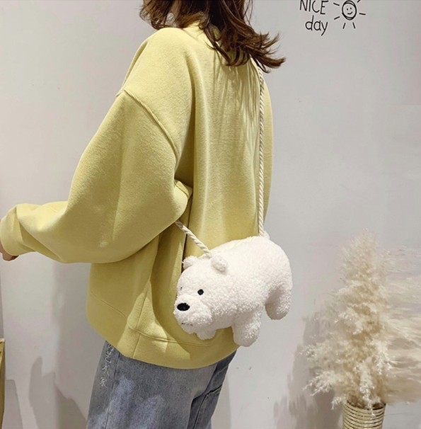 we bare bear 侧背包